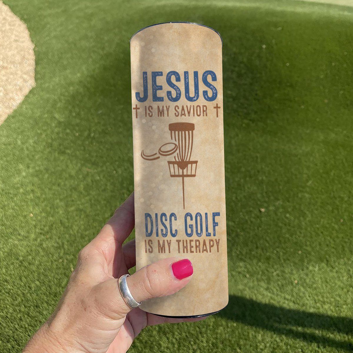 Gearhumans 3D Disc Golf Custom Tumbler Wildzill Store