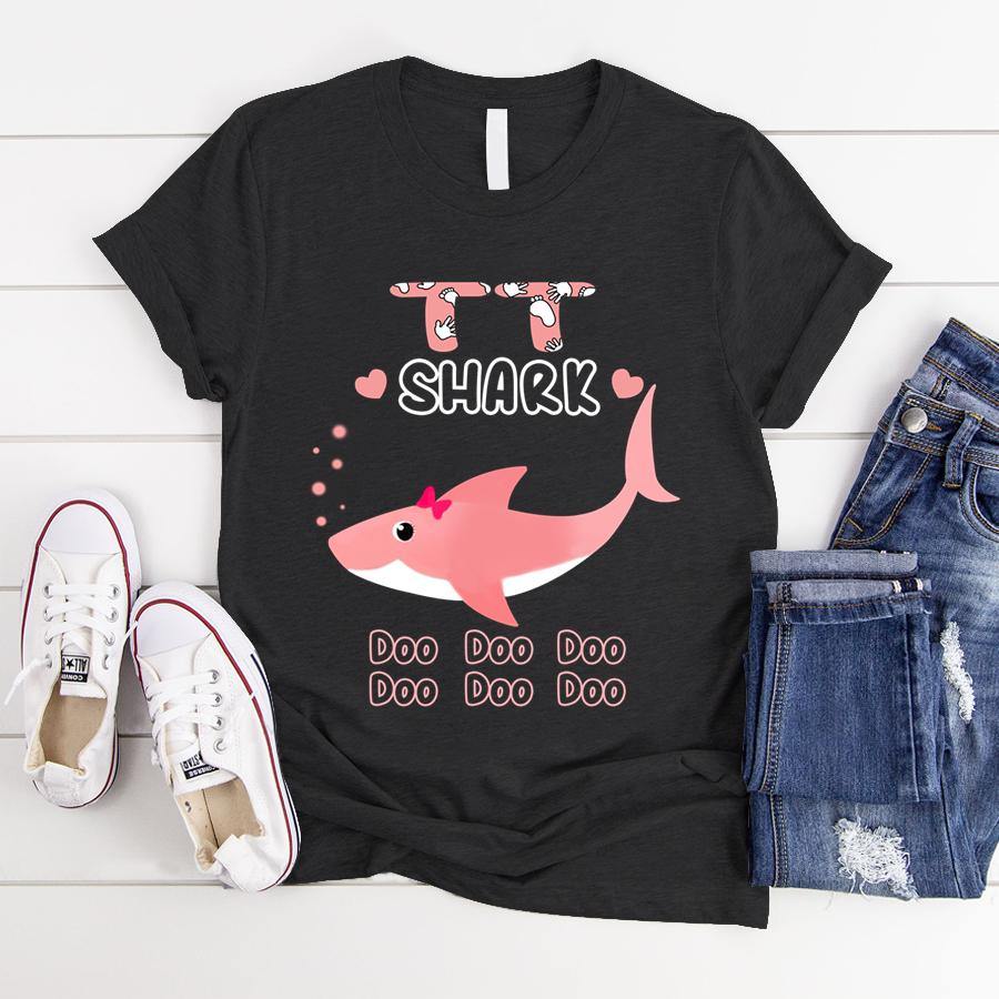 Tt Shark Trend Family Tee Customize Name, Text Personalized T-Shirt, Hoodie Adult, Kid, Unisex