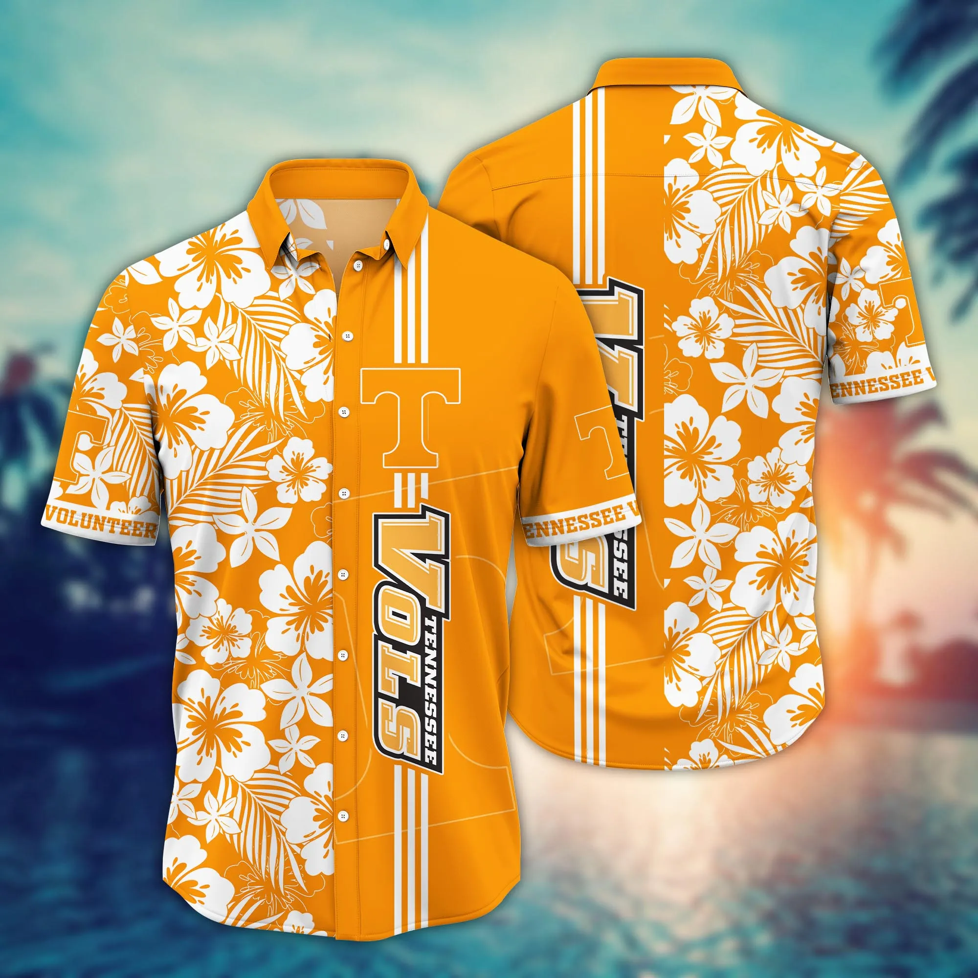 Tennessee Volunteers NCCA Hawaiian Shirt Starry Nightstime Aloha Shirt