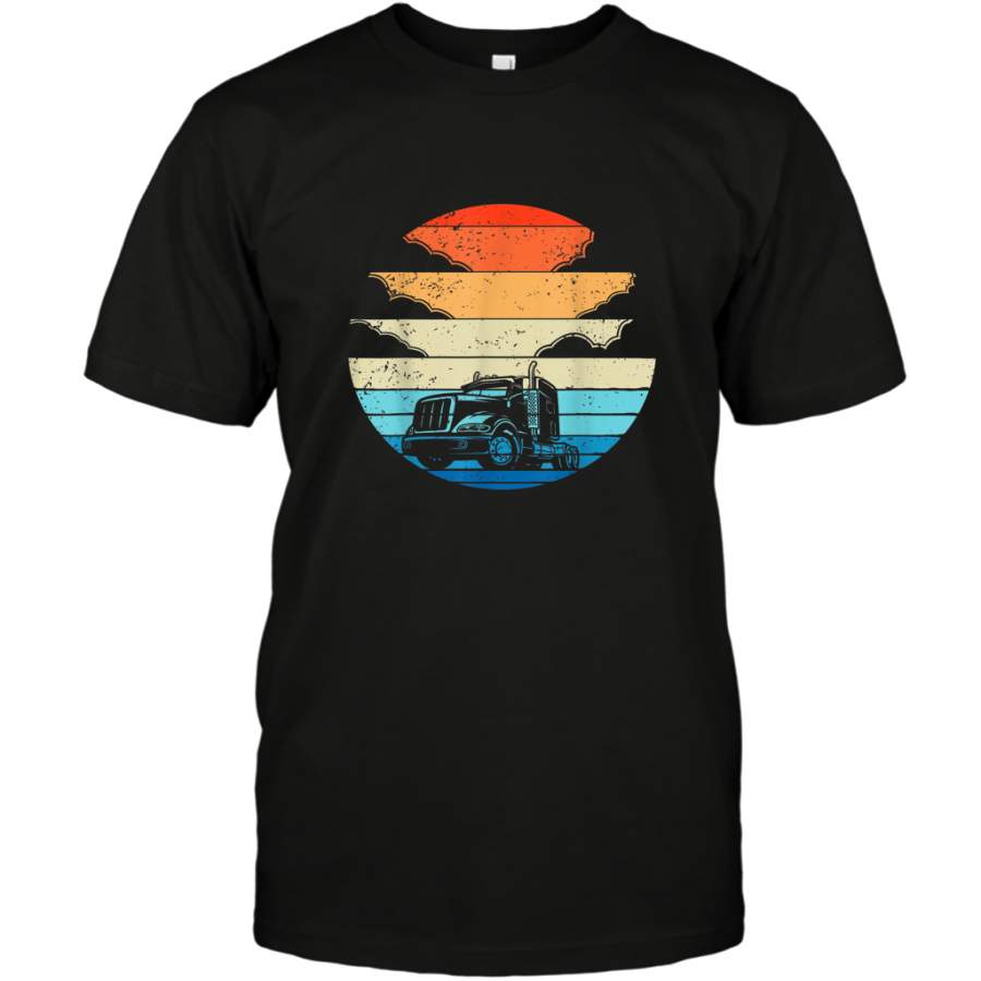 Trucker Pride Trucking Lover Vintage Retro shirt T-Shirt