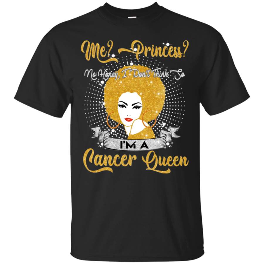 Me No Honey I’m A Cancer Queen Black Queens Shirt VA01