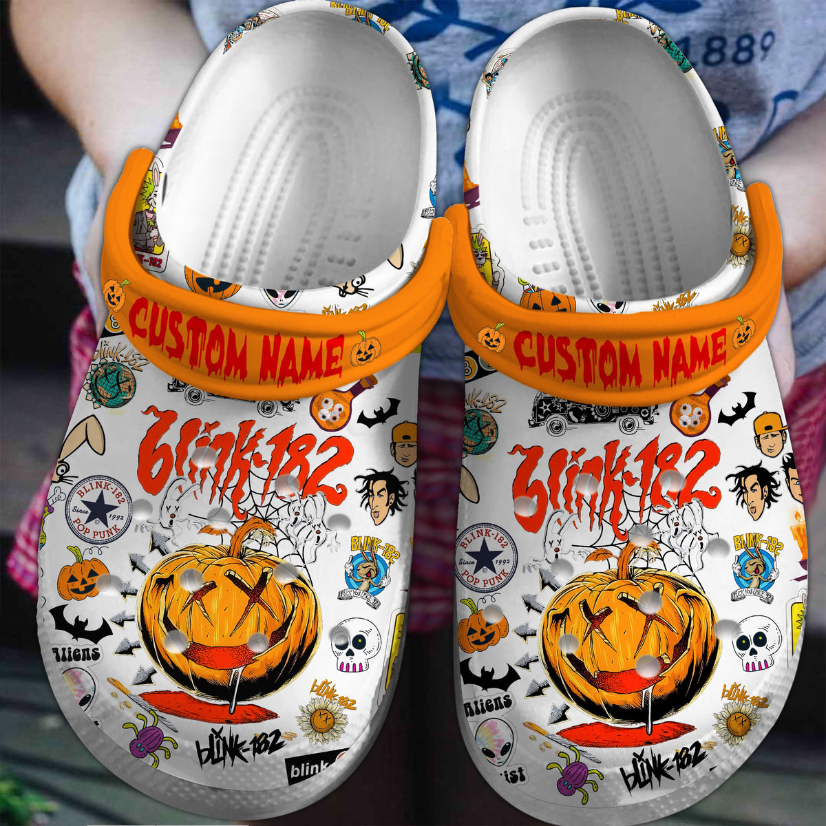 Blink 182 Music Crocs Crocband Clogs Shoes Comfortable For Men Women and Kids 2