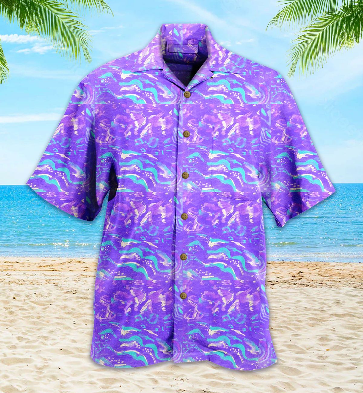 Purple Zebra Hawaii Shirt 16 Ha56709