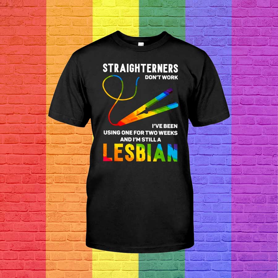 Straight Pride Shirt, Straight Rainbow Color Shirt, Gift For Lesbian