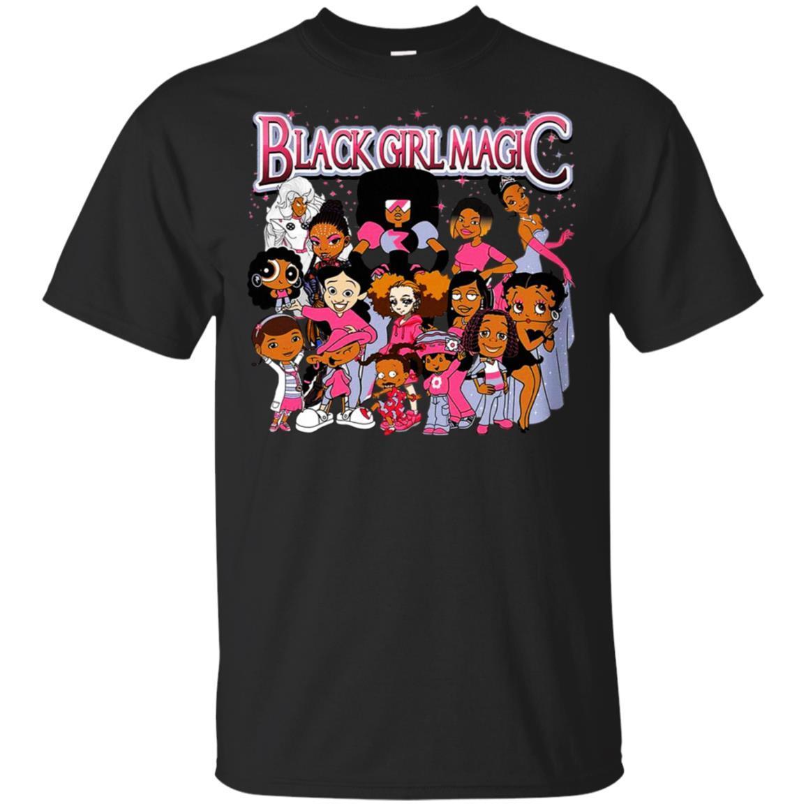 Black Girls Magic T-Shirt African Clothing For Pro Melanin Pride Women