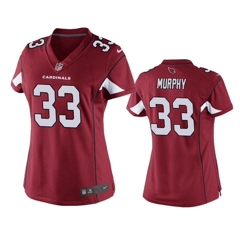 Arizona Cardinals Byron Murphy 2019 NFL Draft Cardinal Game Womens Jersey