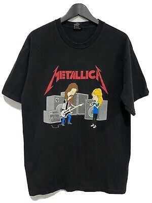 Vintage Metallica Mtv Beavis & Butthead Shirt Giant 1997 –  – Near Mint 4331