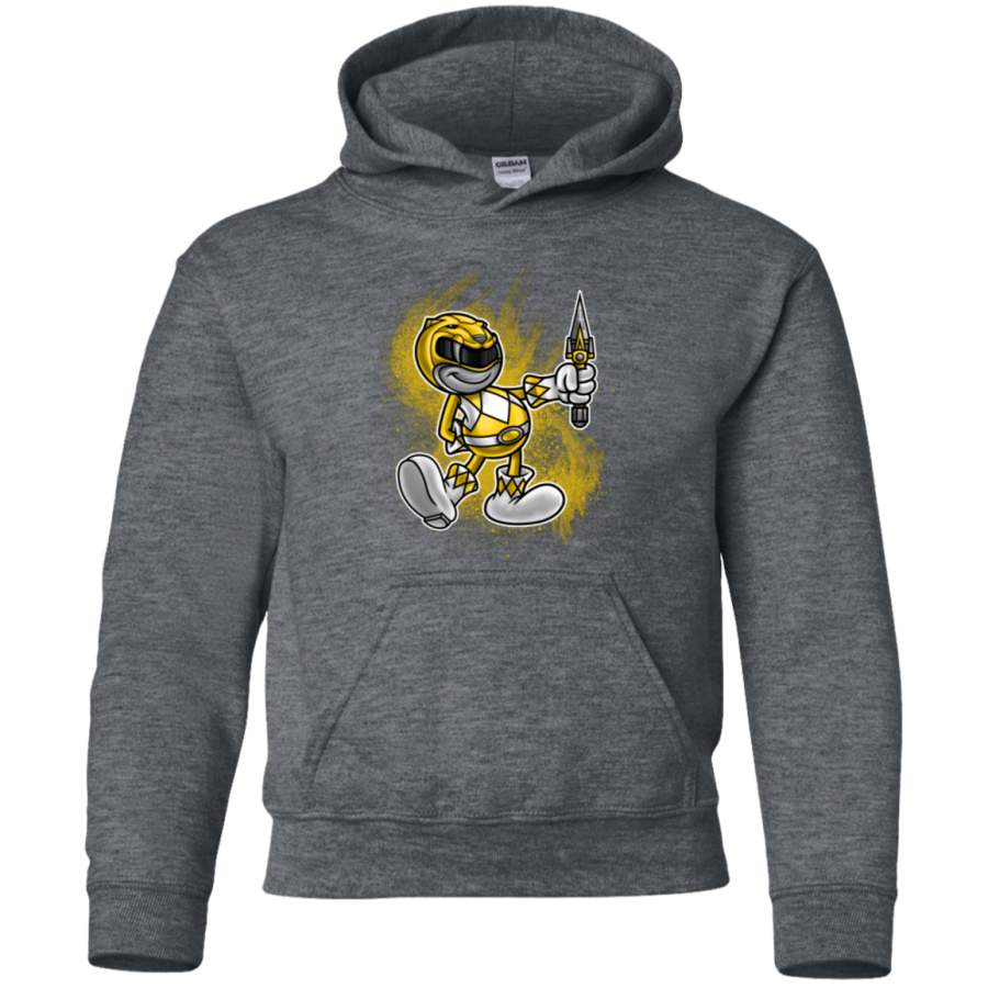 Yellow Ranger Artwork Youth Hoodie