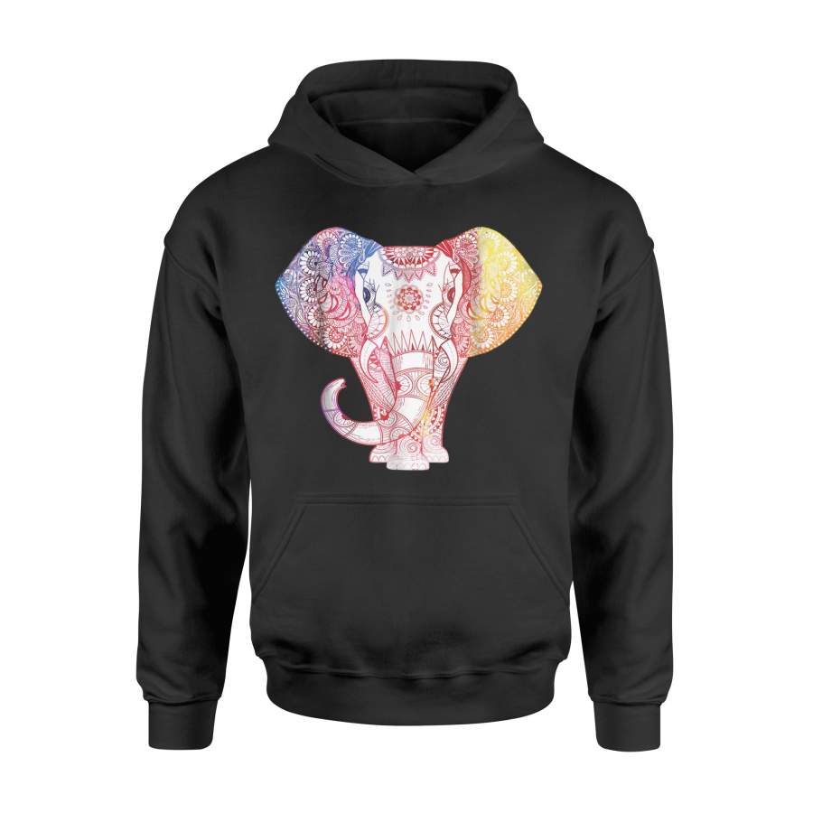 Beautiful Elephant Art Perfet For Yoga Or Relaxing Hoodie