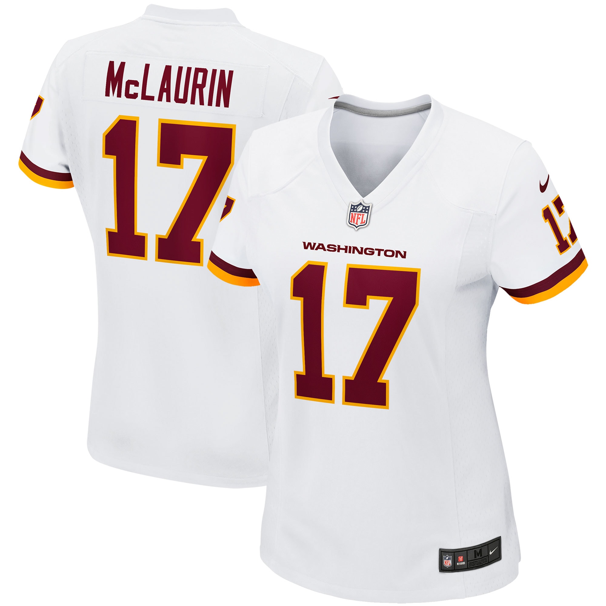 Women’s Washington Football Team Terry McLaurin White Game Player Jersey