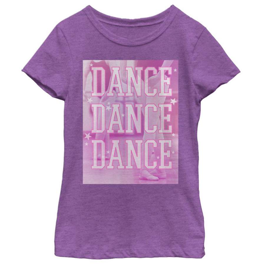 CHIN UP Girl’s Dance Star  T Shirt Purple Berry