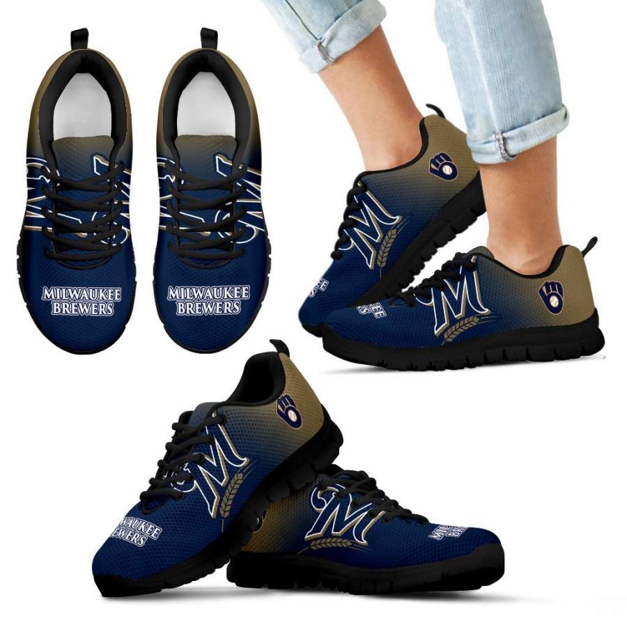 Colorful Unofficial Milwaukee Brewers Sneakers