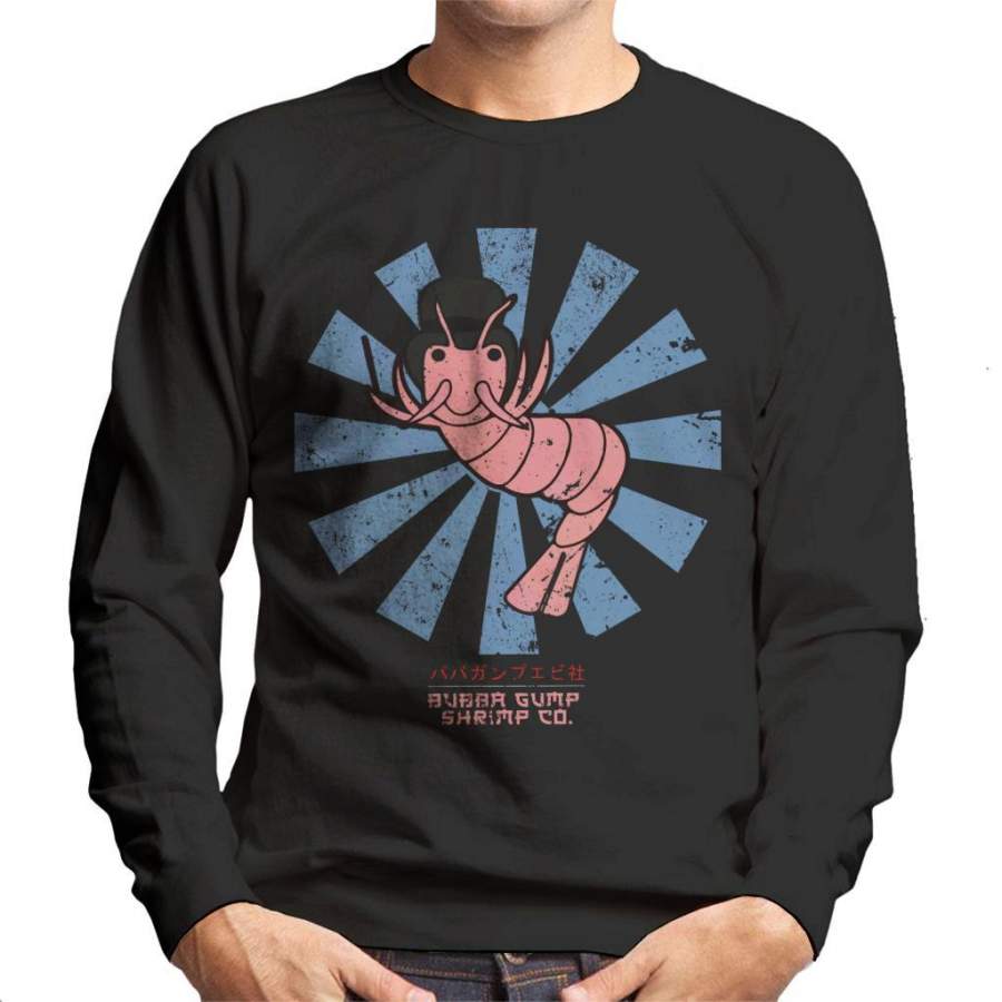 Bubba Gump Shrimp Co Retro Japanese Men’s Sweatshirt