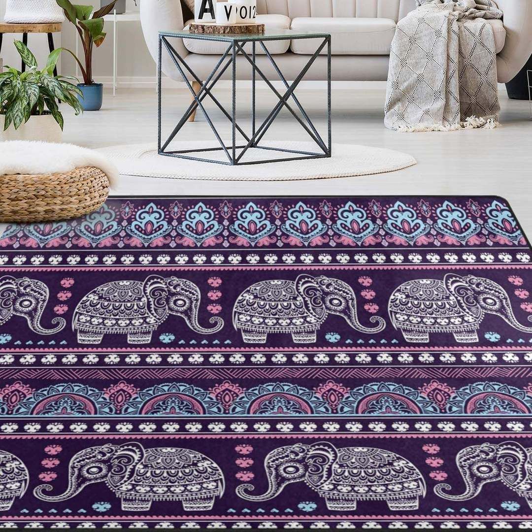 Ethnic Elephant Rug