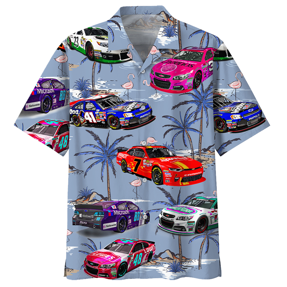 Racing Car Colorful Hawaii Shirt For Men Women Ha65060