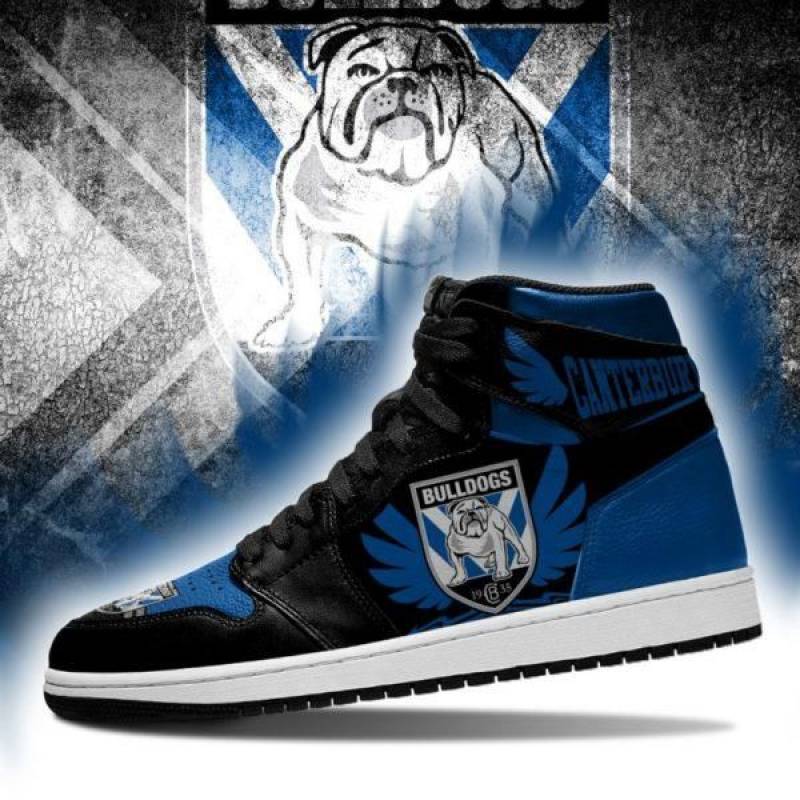 Canterbury bankstown Bulldogs NRL Air Jordan Sport Custom Sneakers