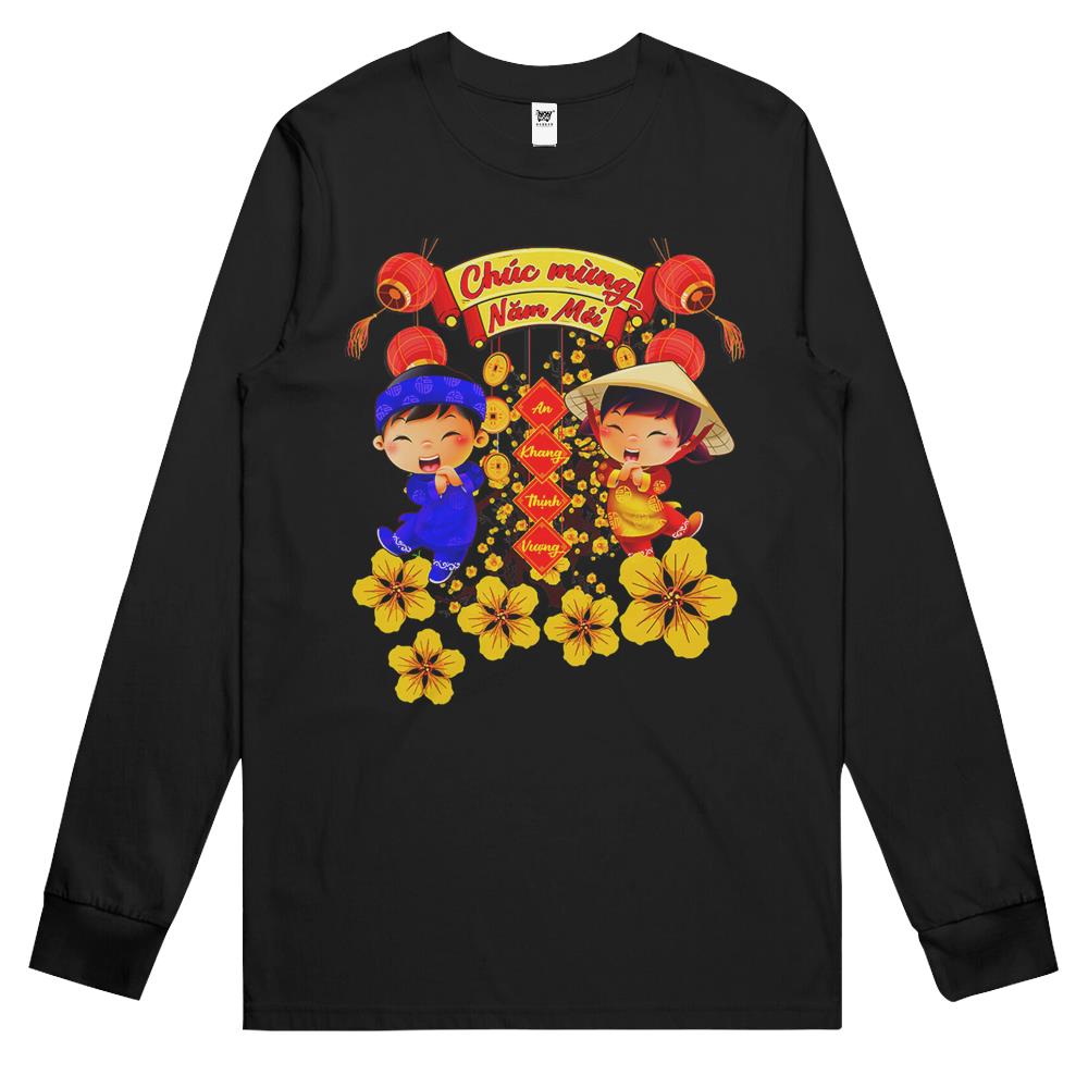 Chuc Mung Nam Moi 2022 Tee Vietnamese Lunar New Year Long Sleeve T Shirts