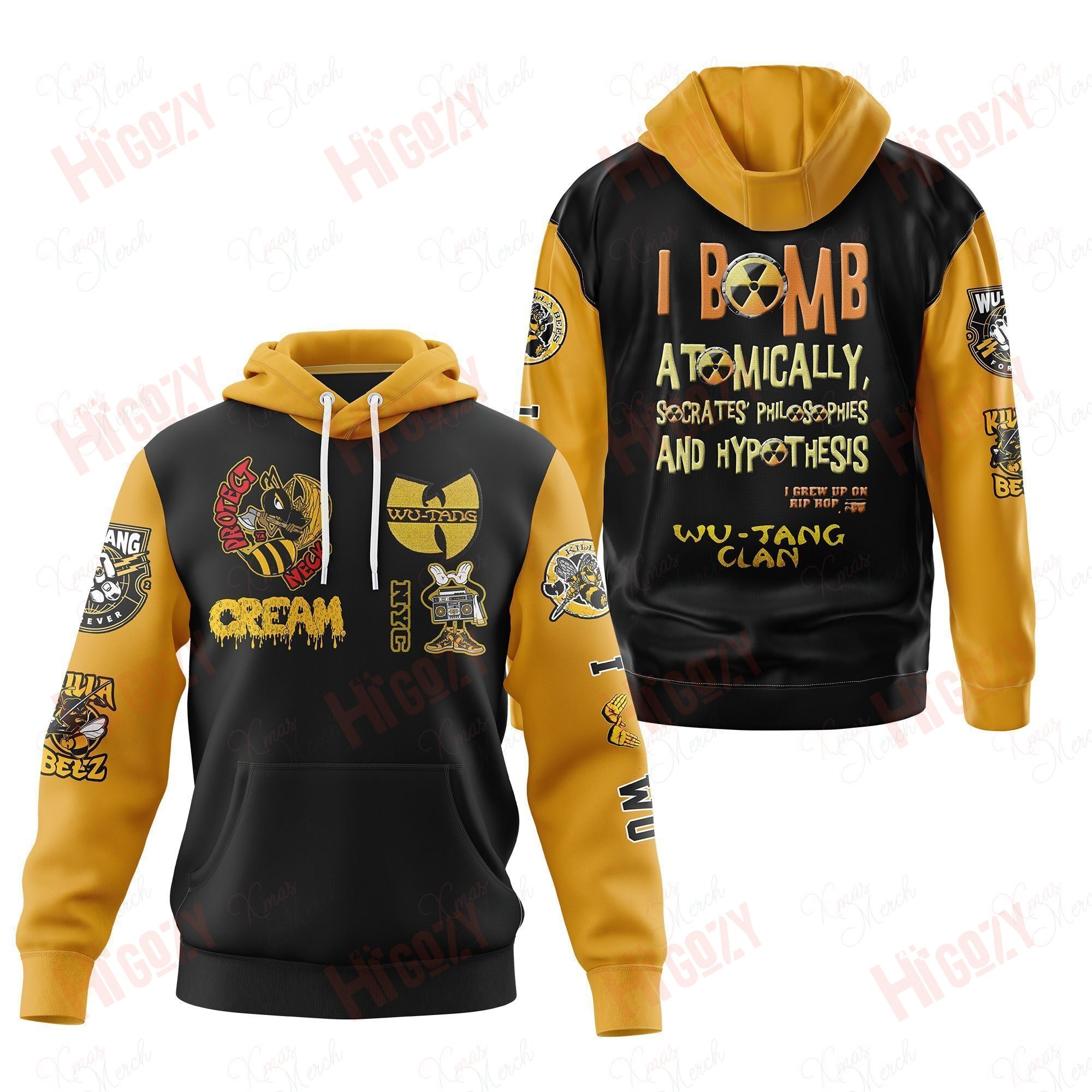 Wu-Tang Clan Hoodie 3D – V1089