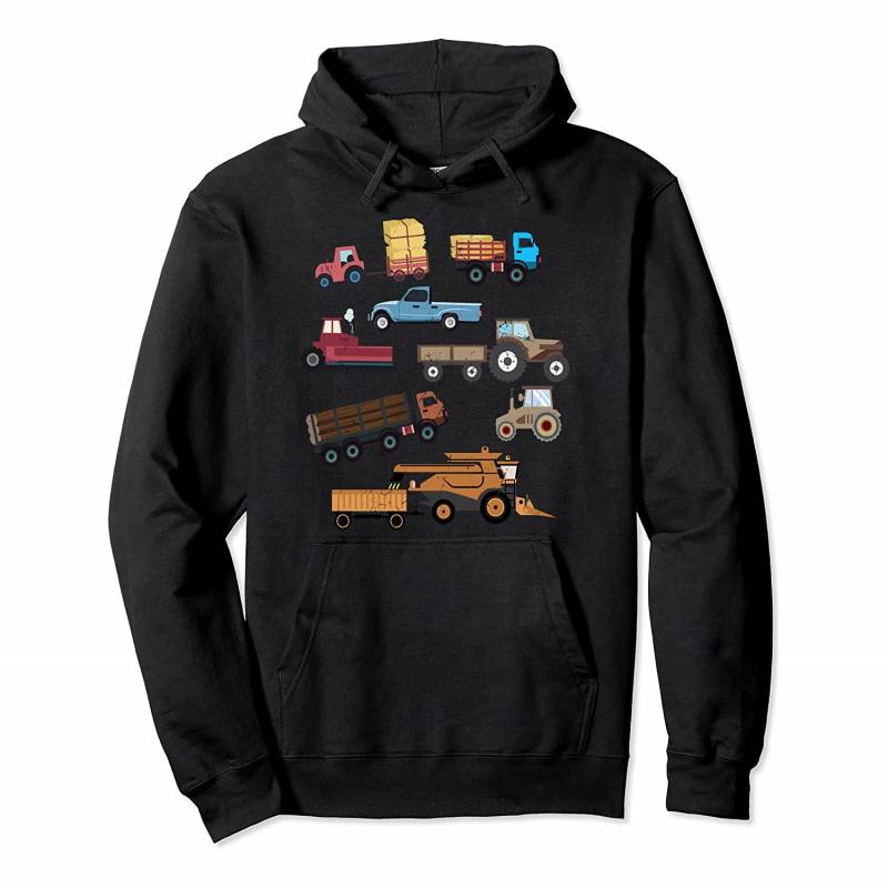 Little Boys Farming Vehicles | Cool Truck Funny Farmer Gift Pullover Hoodie, T-Shirt, Sweatshirt