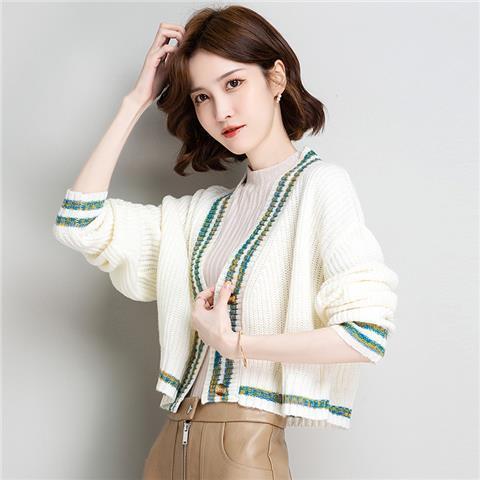 Cropped Designer Sweaters Winter 2022 Trend Vintage Luxury Cardigans Woman Fashion Sweater Tops Crochet Cardigan Women Knitted alx