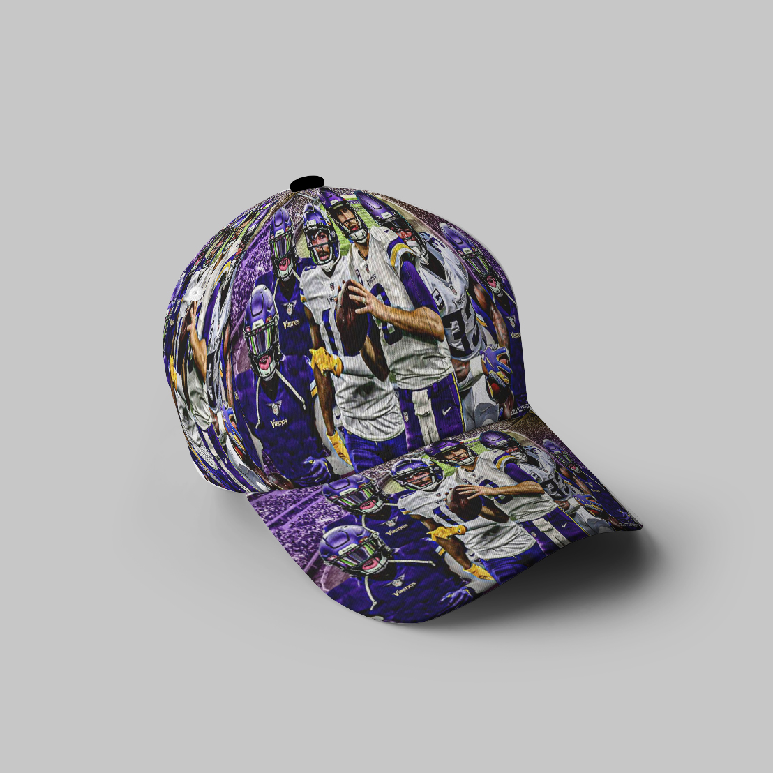 Minnesota Vikings Team V14 3D Printing Baseball Cap Classic Hat