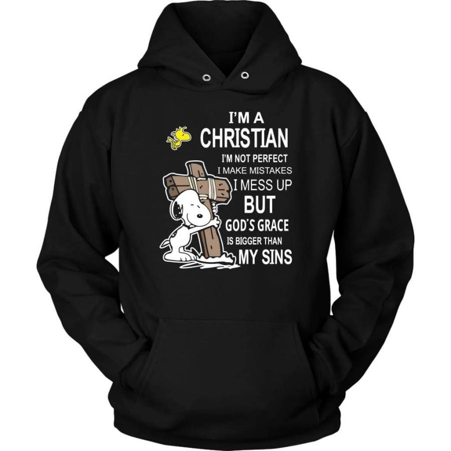 I’m not perfect but God’s grace is bigger than my sins hoodie