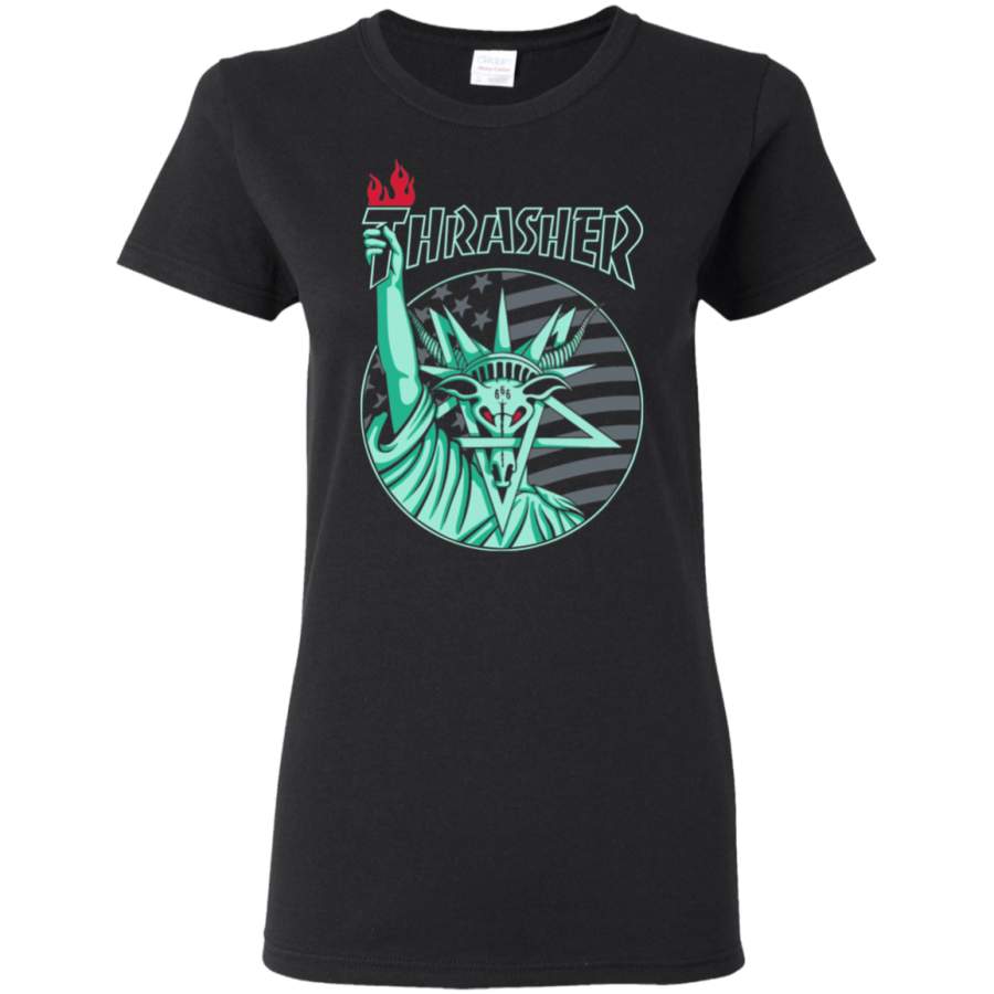 Thrasher Magazine Liberty Goat Ladies’ T-Shirt