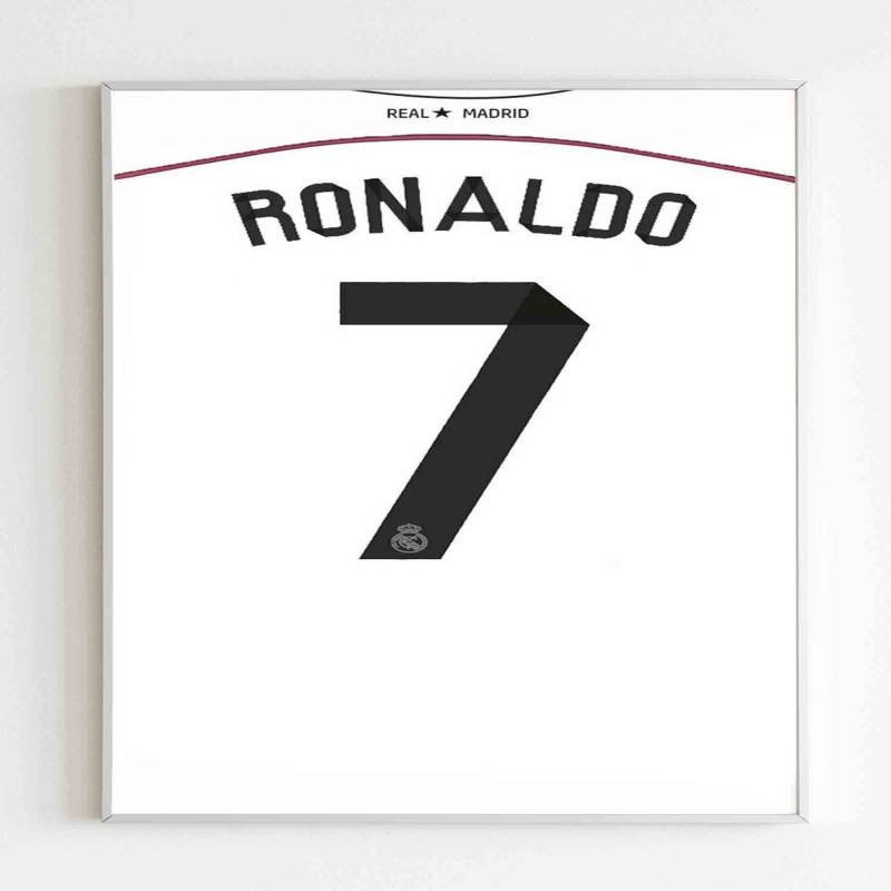 Jersey C Ronaldo Poster - Poster Art Design