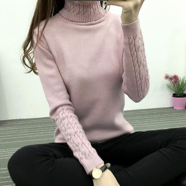 Women Turtleneck Winter Sweater Women 2022 Long Sleeve Knitted Women Sweaters And Pullovers Female Jumper Tricot Tops LY571 alx