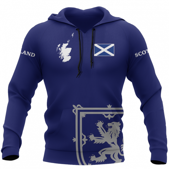 Unisex Hoodie All Over Print Lion Gifts Scottish Lion Gifts Us Unisex Size Hoodie