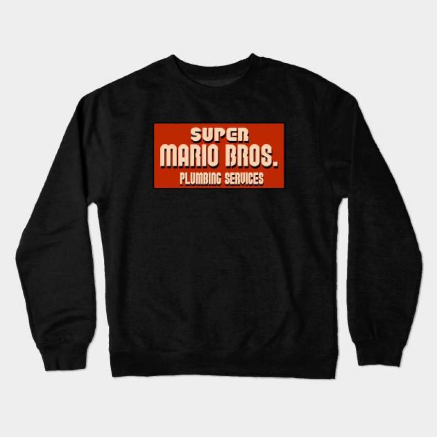 Super Mario Bros Plumbing Services Shirt Supermario Hoody