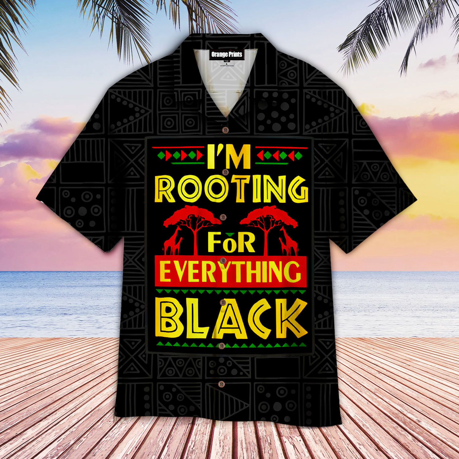 Rooting For Everything Black Aloha Hawaii Shirts Men And Women Ha25200