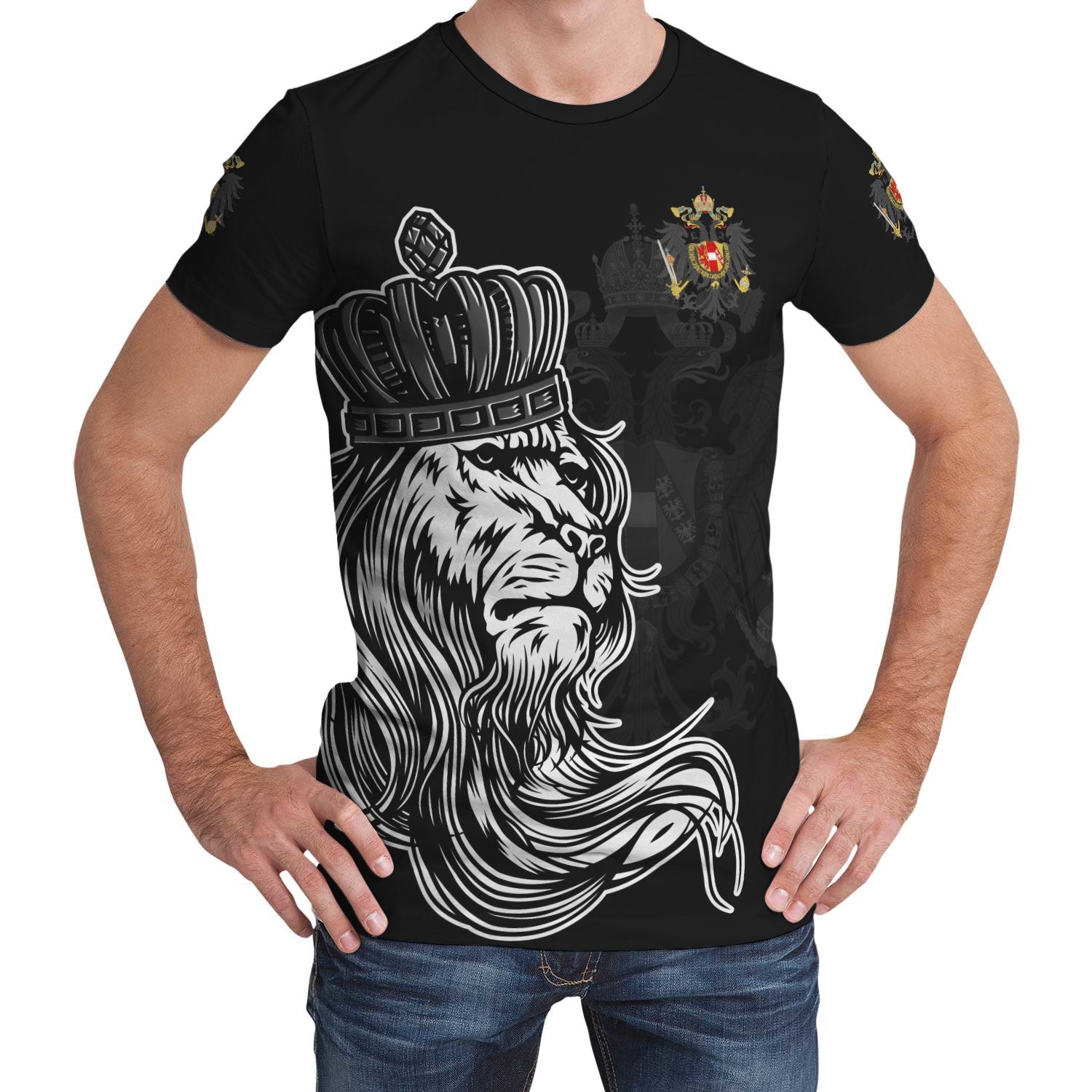 Austrian Empire T-Shirt – Lion With Crown (Women’S/Men’S)