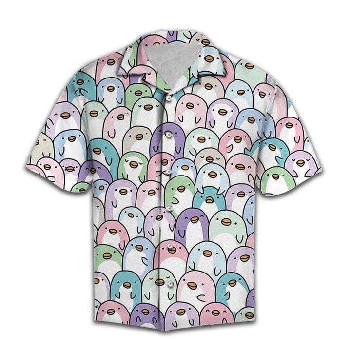 Cute Baby Penguin Hawaii Aloha Shirts Ha20607