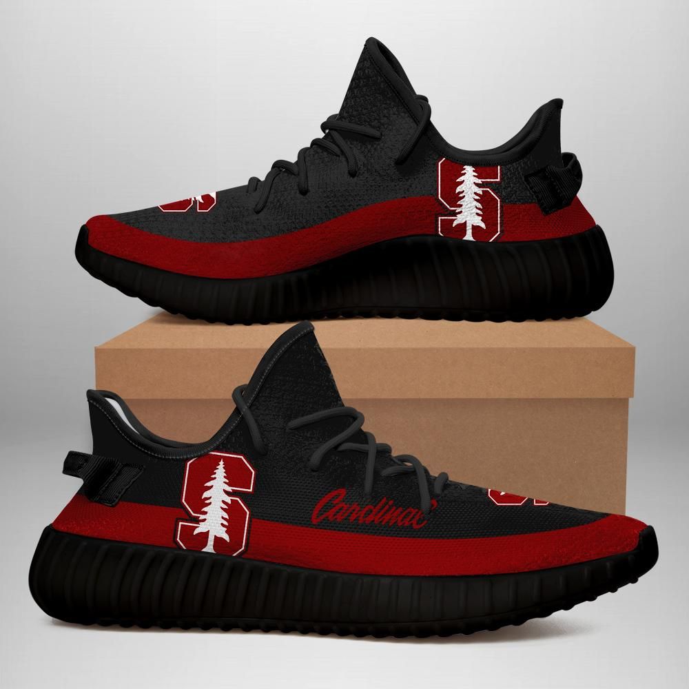 Stanford Cardinal Unisex Sneaker Football Custom Shoes Stanford Cardinal Yeezy Boost 350