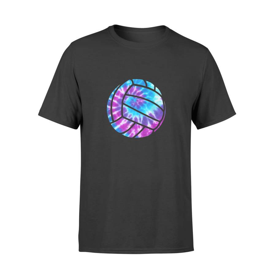 Volleyball Tie Dye Shirt Blue Purple Teenage Girls T-Shirt – Premium T-shirt