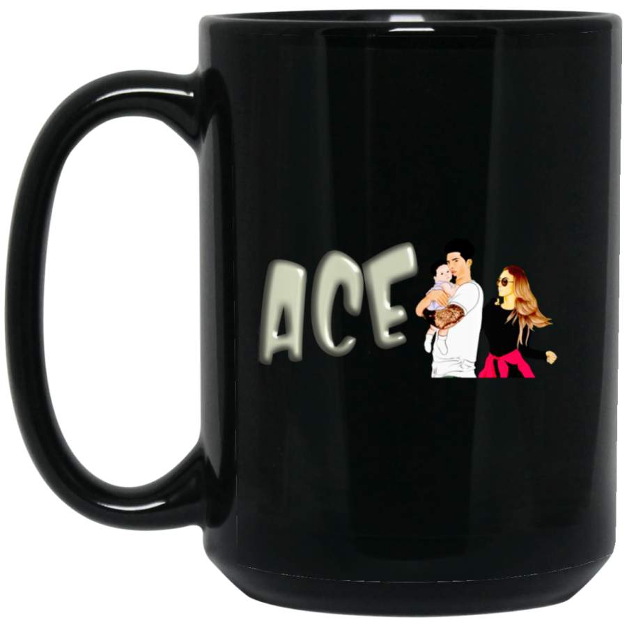 ACE Family Same Popular Black Big Mug