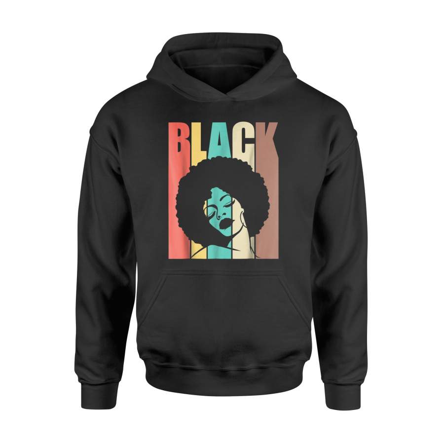 Black Queen Afro Art For Black Goddess Hoodie