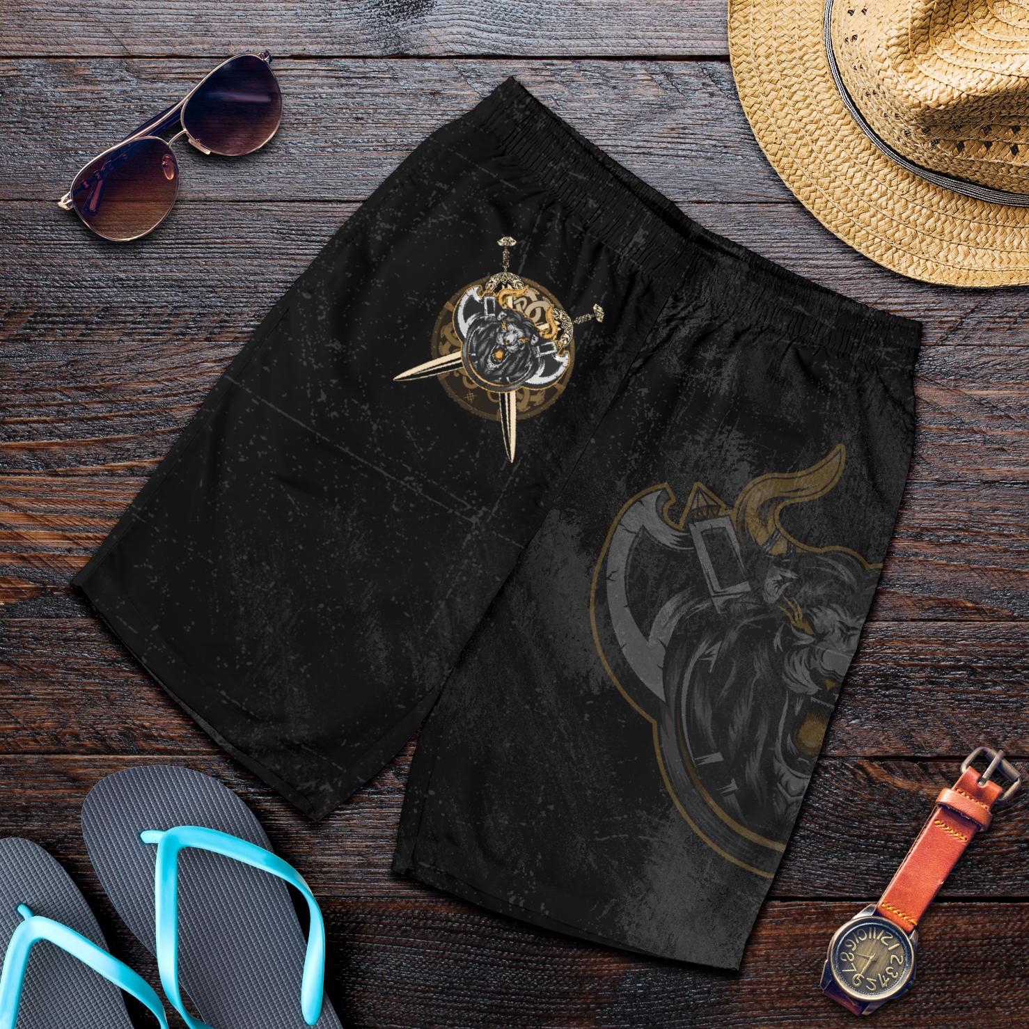 Viking All Over Print Men’s Shorts Lion A27