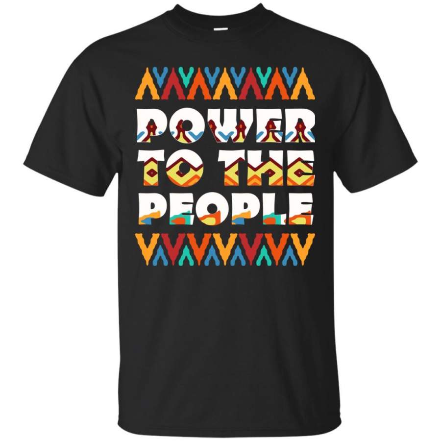 African American T-shirt Power To The People