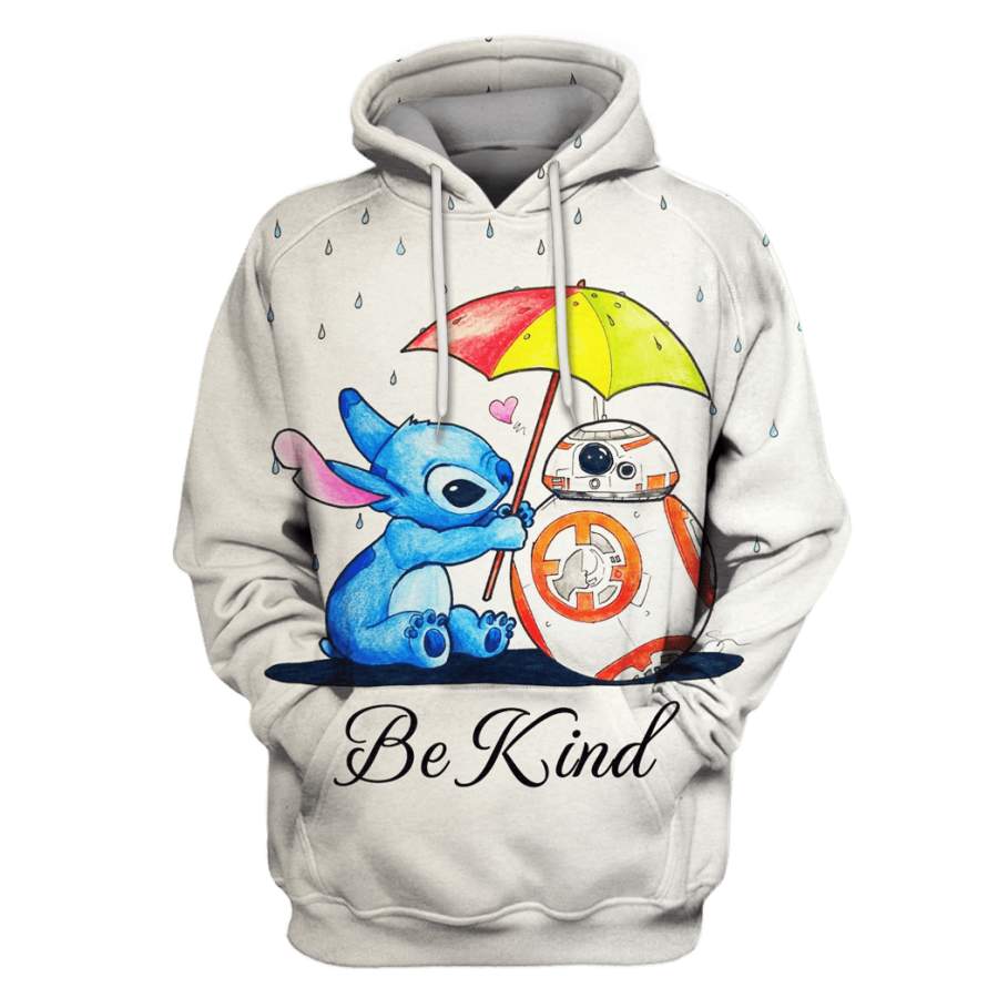 Stitch BE KIND Tshirt – Zip Hoodies Apparel