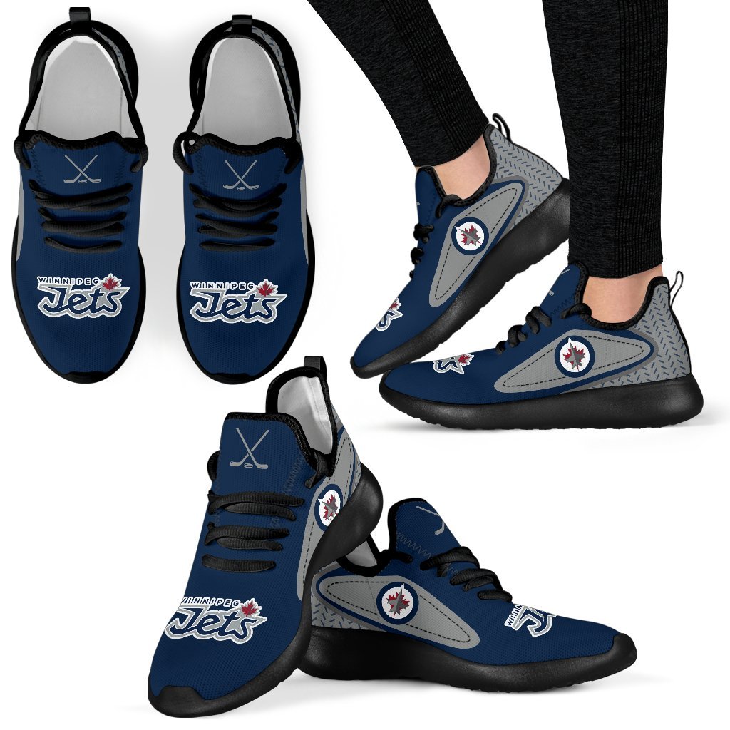 Colorful React Winnipeg Jets Mesh Knit Sneakers