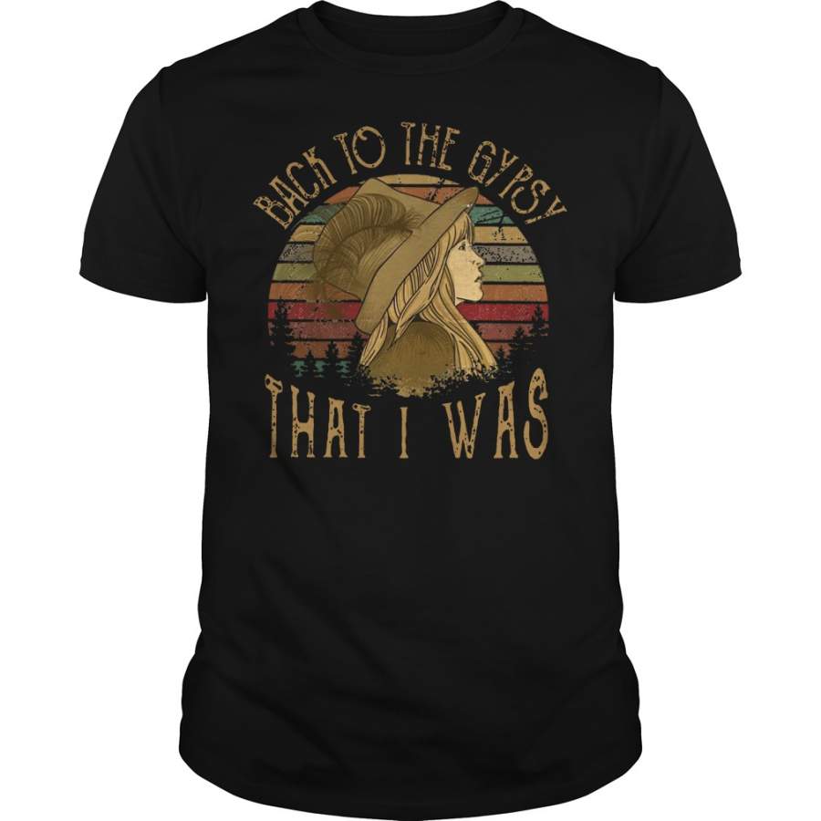 Stevie Nicks Back to the gypsy that I was vintage retro sunset T-Shirt – 2019