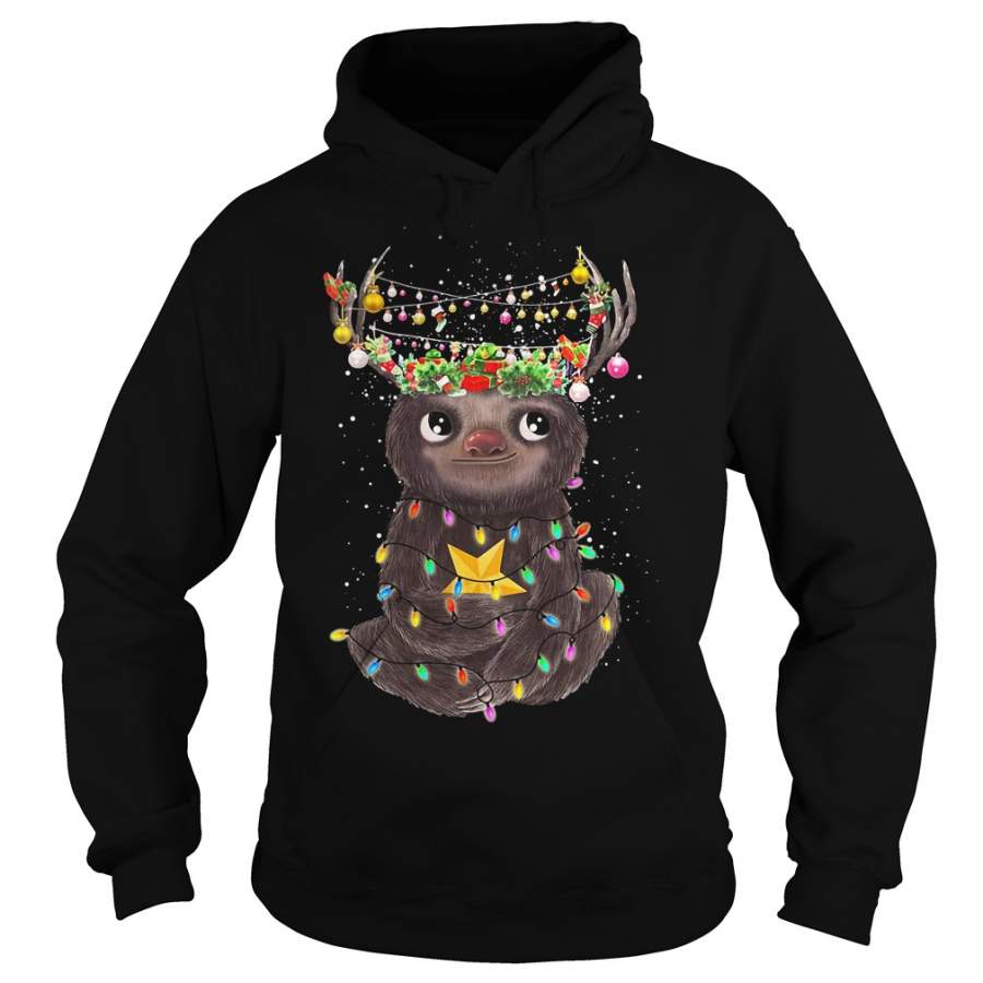 Christmas reindeer horn Hoodie