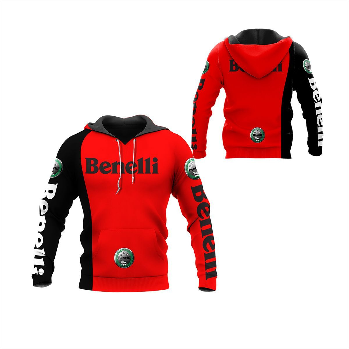 3D All Over Printed Benelli Shirts Ver 1 (Red)