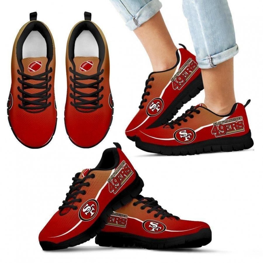 Colorful San Francisco 49ers Passion Sneakers #157