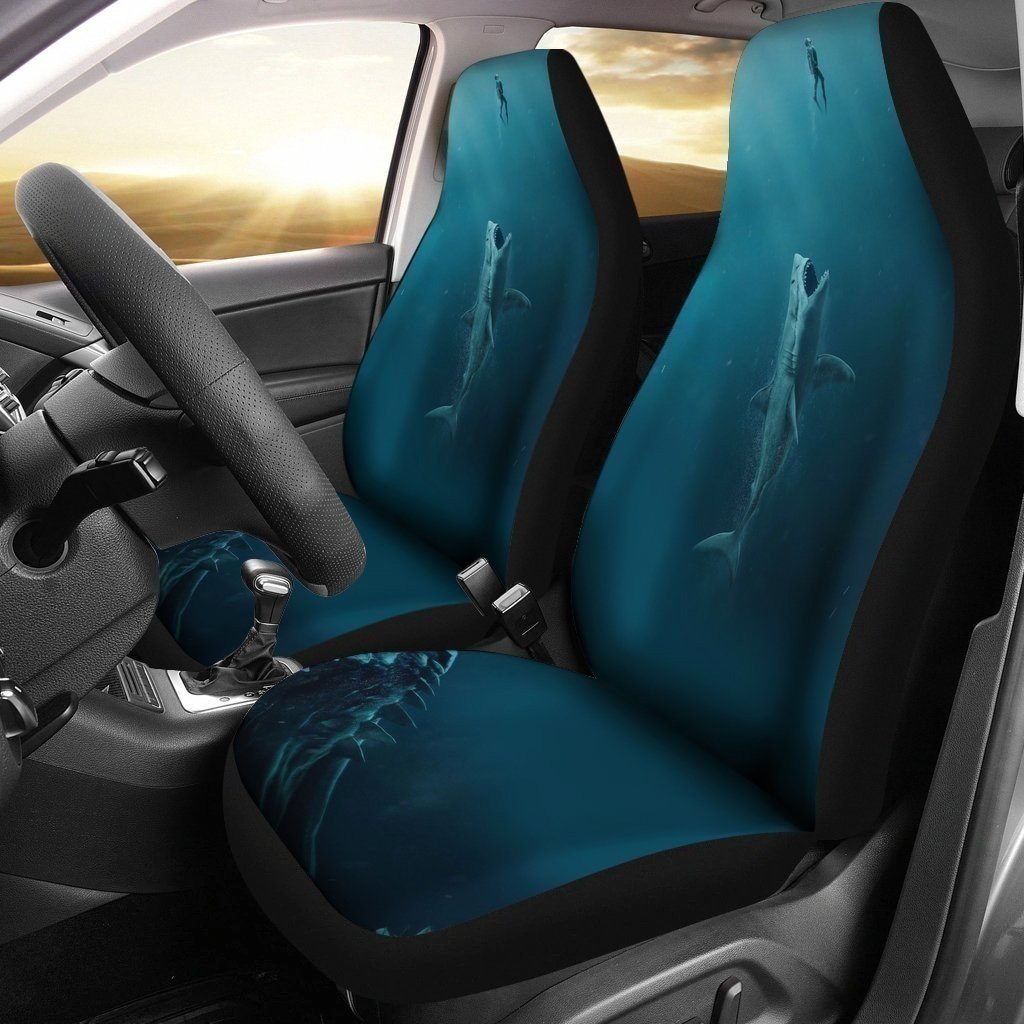 Shark For Fan Gift Sku 1312 Car Seat Covers