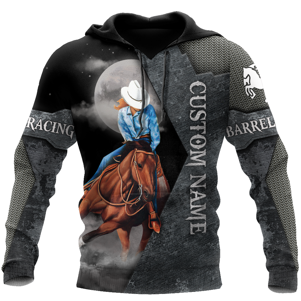 Personalized Barrel Racing 3D All Over Printed Unisex Shirts
