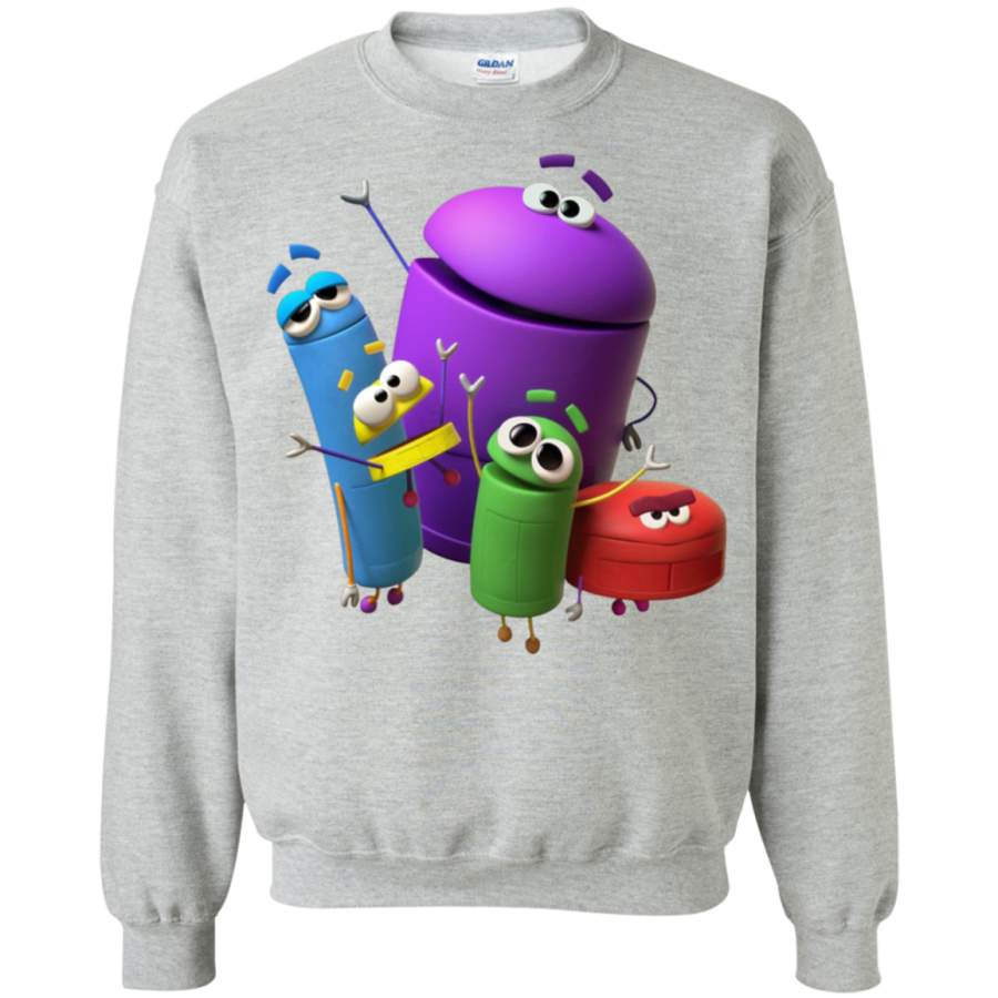 AGR ask the storybots Crewneck Pullover Sweatshirt