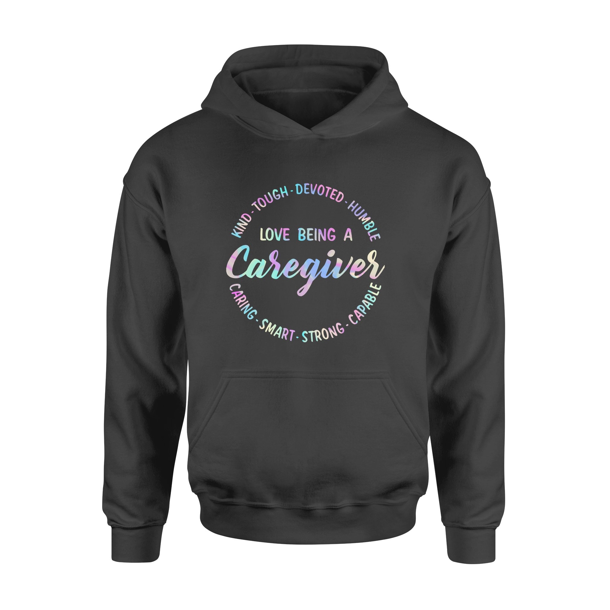 Love Being A Caregiver – Premium Hoodie